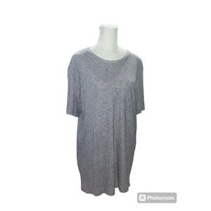 On The Byas Lavender‎ Heathered Gray Pocket T Shirt Size Large